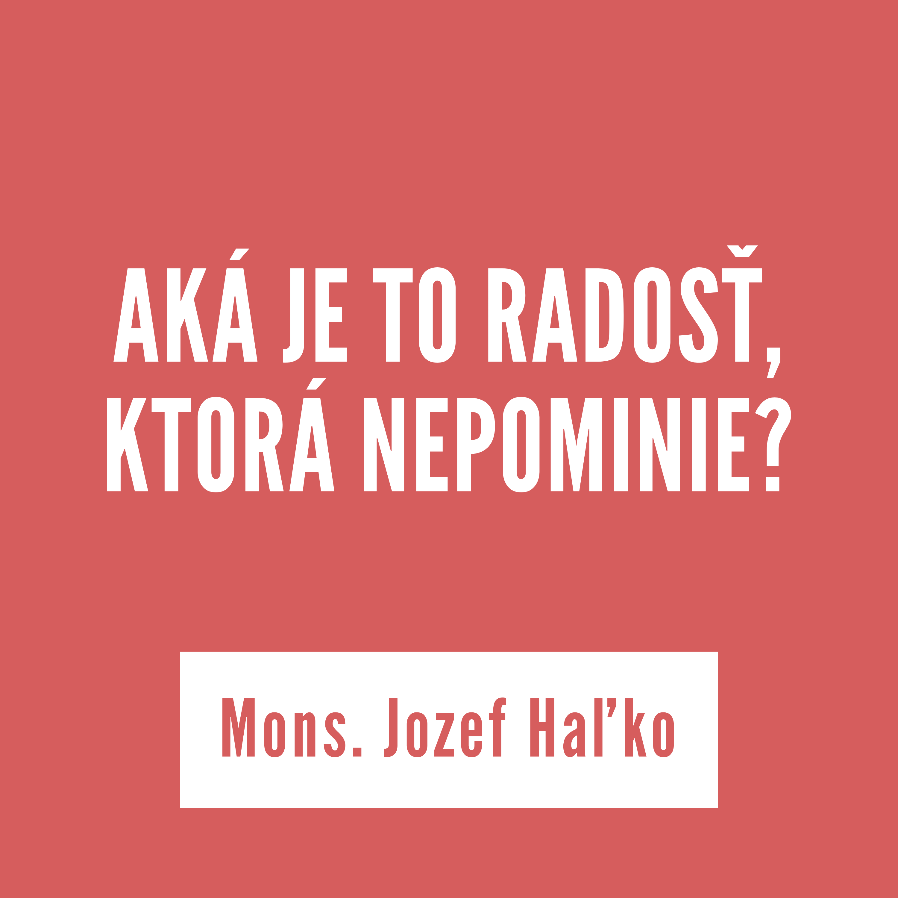 AKÁ JE TO RADOSŤ, KTORÁ NEPOMINIE? | 30. mája 2025 episode artwork