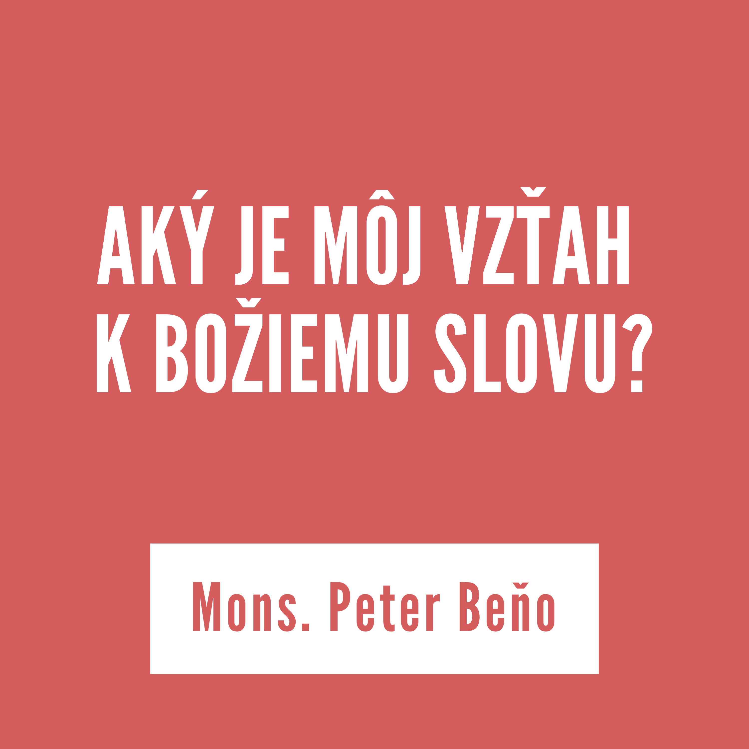 AKÝ JE MÔJ VZŤAH K BOŽIEMU SLOVU? | 05. júna 2026 episode artwork