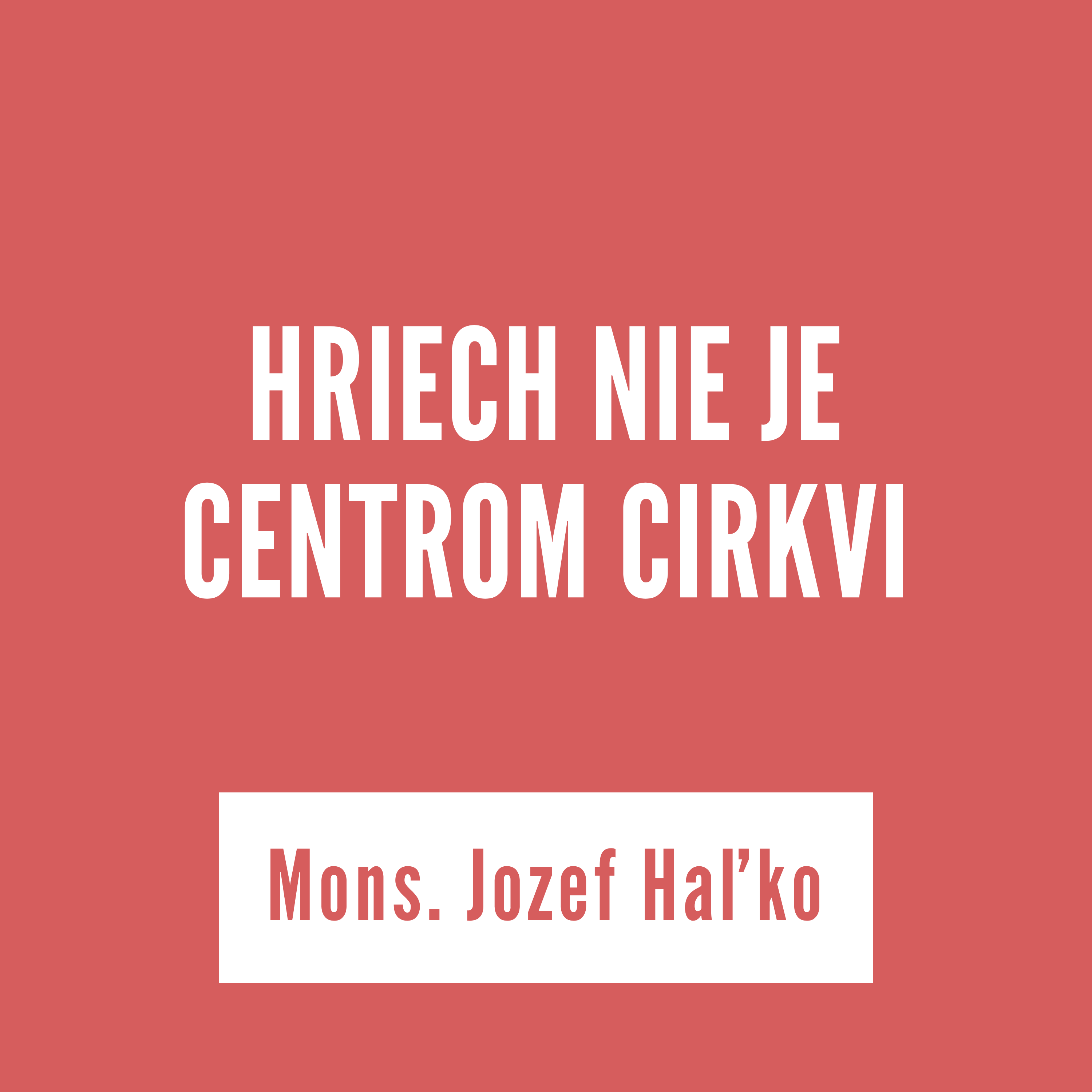 HRIECH NIE JE CENTROM CIRKVI | 13. júna 2025 episode artwork
