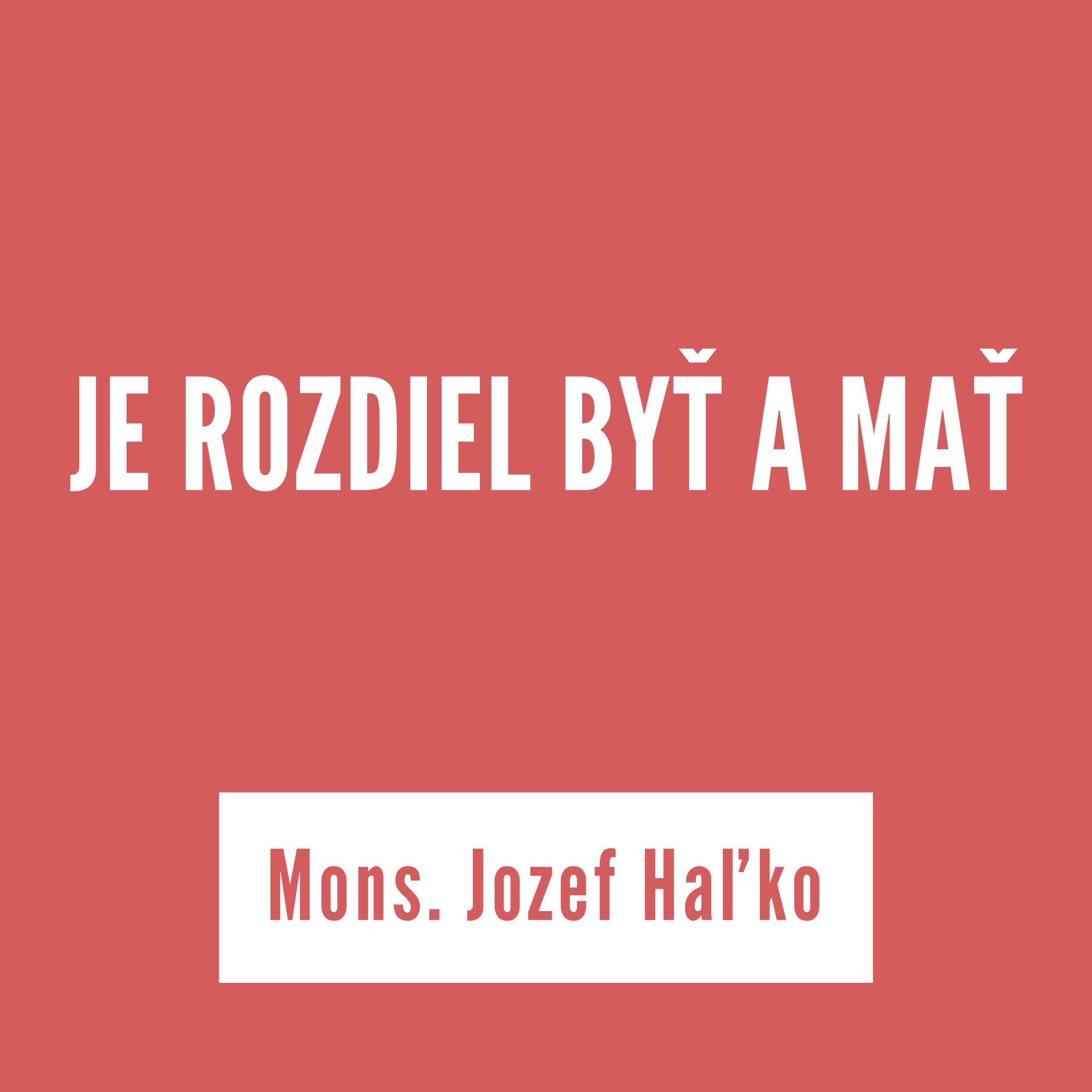 JE ROZDIEL BYŤ A MAŤ | 19. septembra 2025 episode artwork