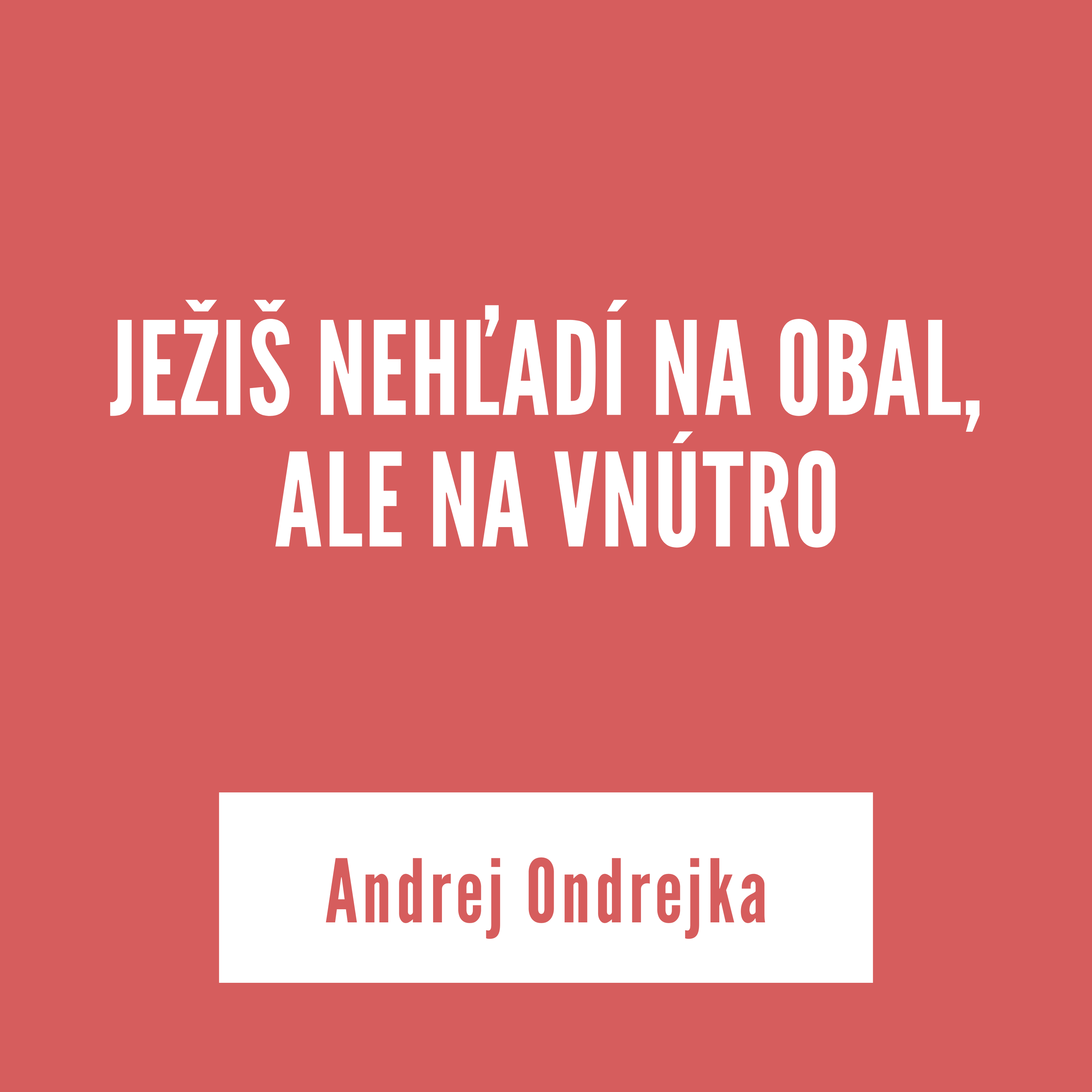JEŽIŠ NEHĽADÍ NA OBAL,  ALE NA VNÚTRO | 24. septembra 2025 episode artwork