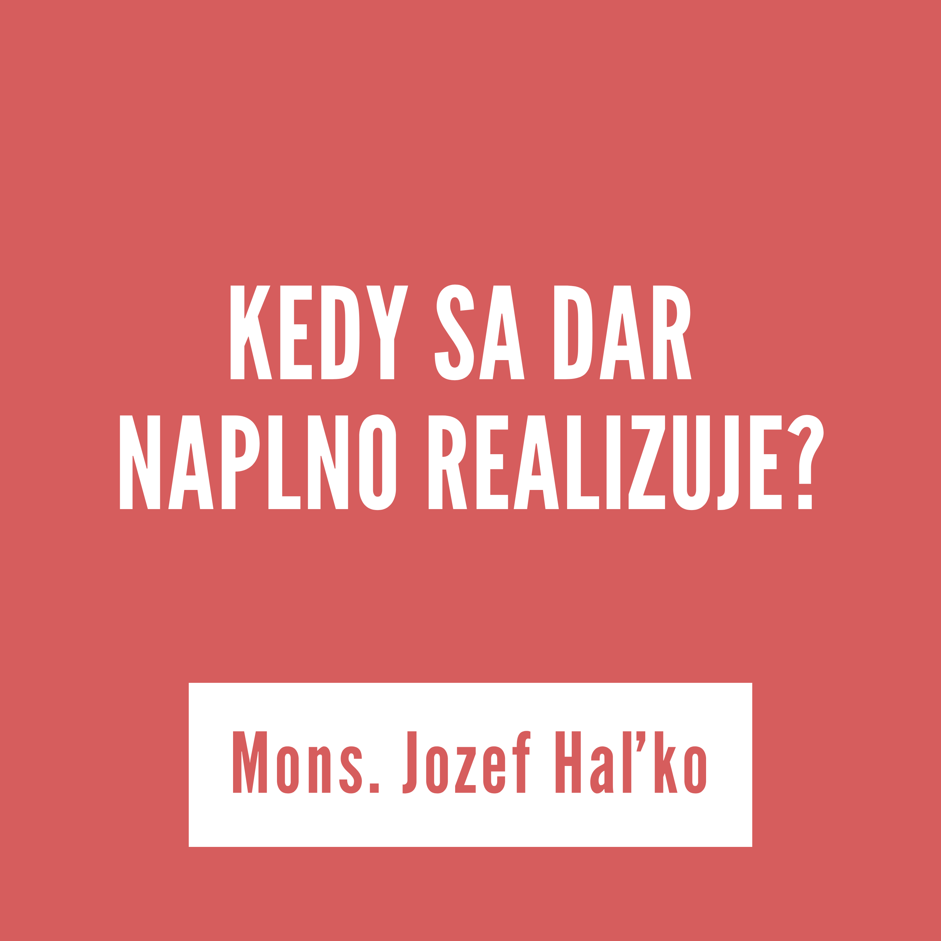 KEDY SA DAR NAPLNO REALIZUJE? | 5. decembra 2025 episode artwork