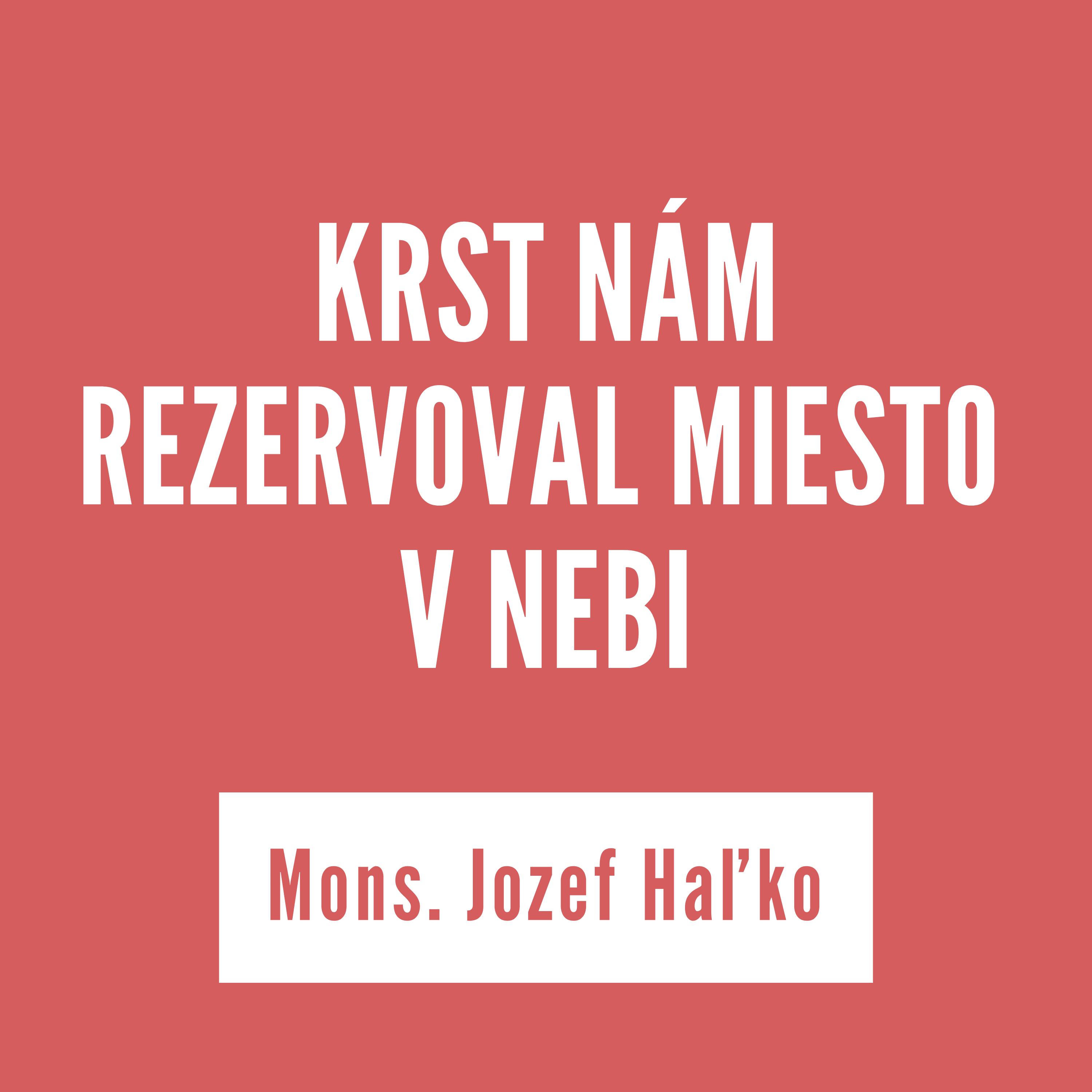 KRST NÁM REZERVOVAL MIESTO V NEBI | 01. mája 2026 episode artwork