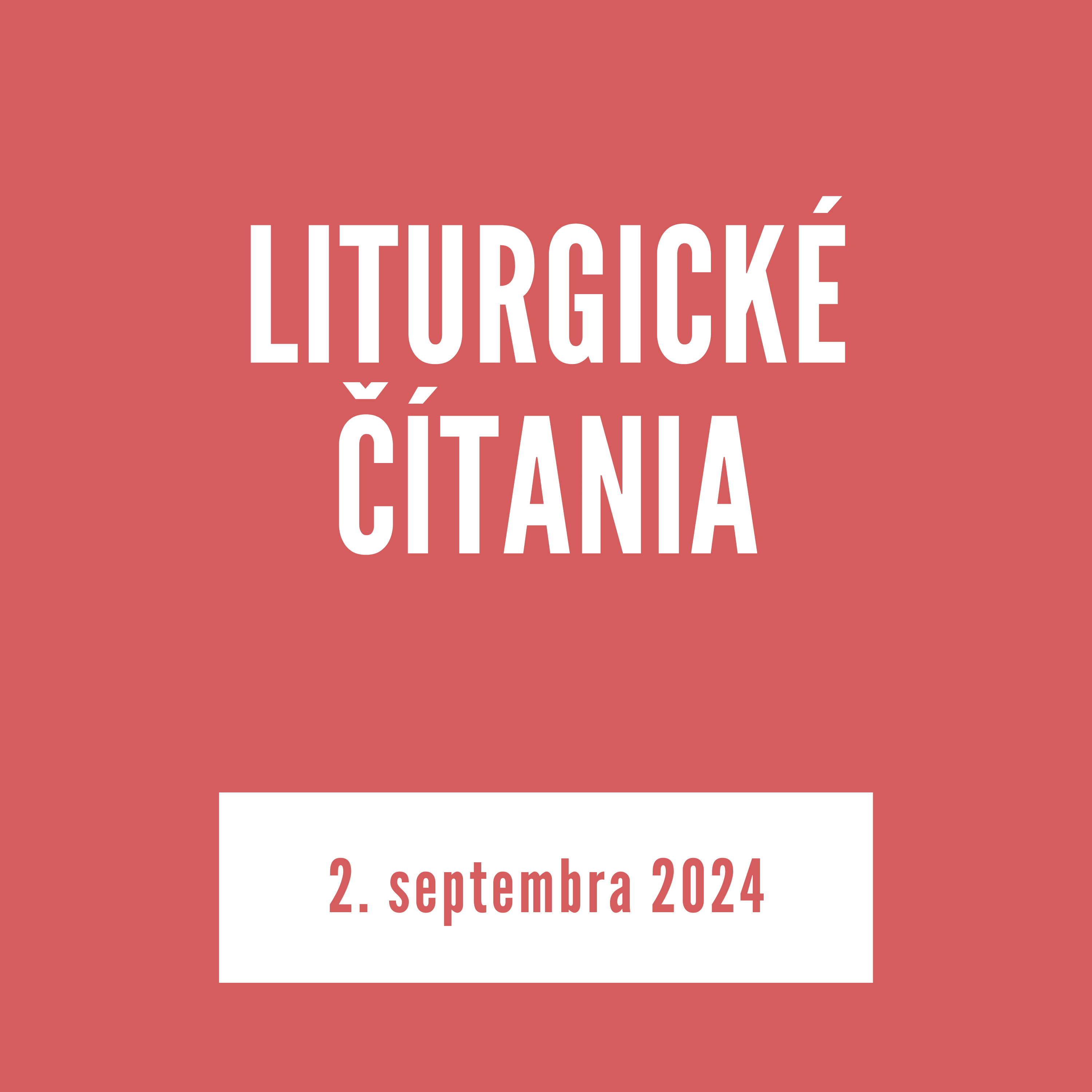 LITURGICKÉ ČÍTANIA | 2. septembra 2024 episode artwork