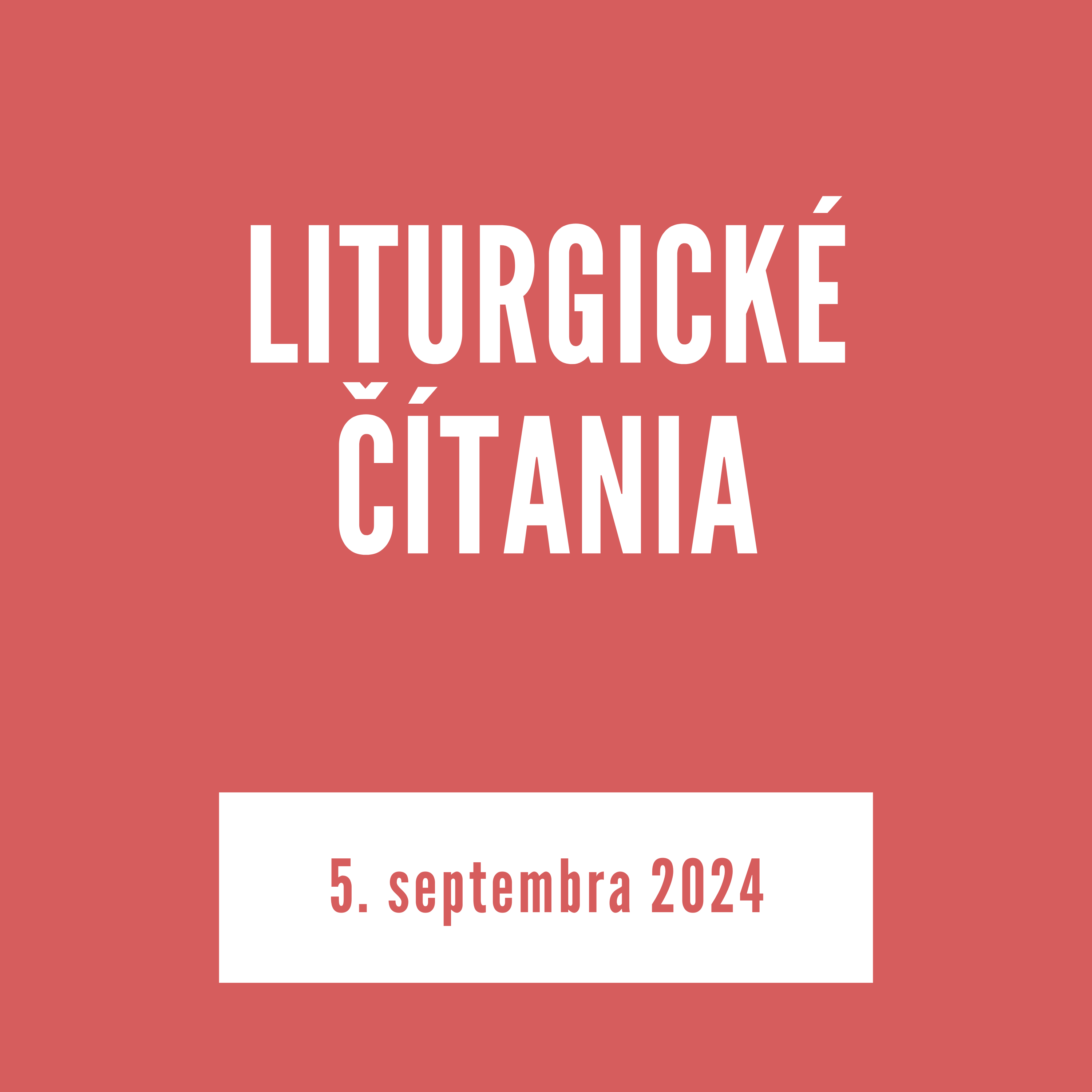 LITURGICKÉ ČÍTANIA | 5. septembra 2024 episode artwork