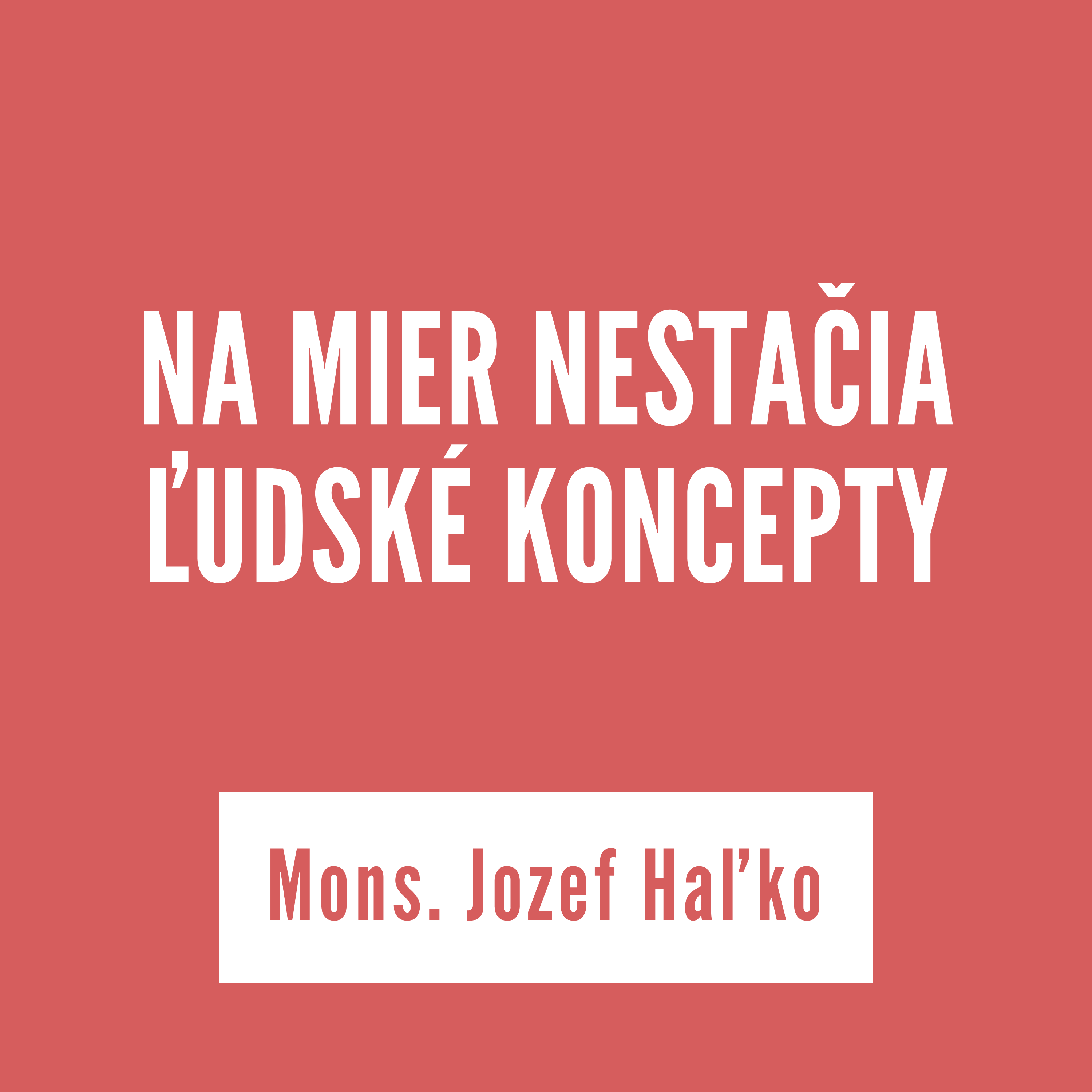 NA MIER NESTAČIA ĽUDSKÉ KONCEPTY | 22. augusta 2025 episode artwork