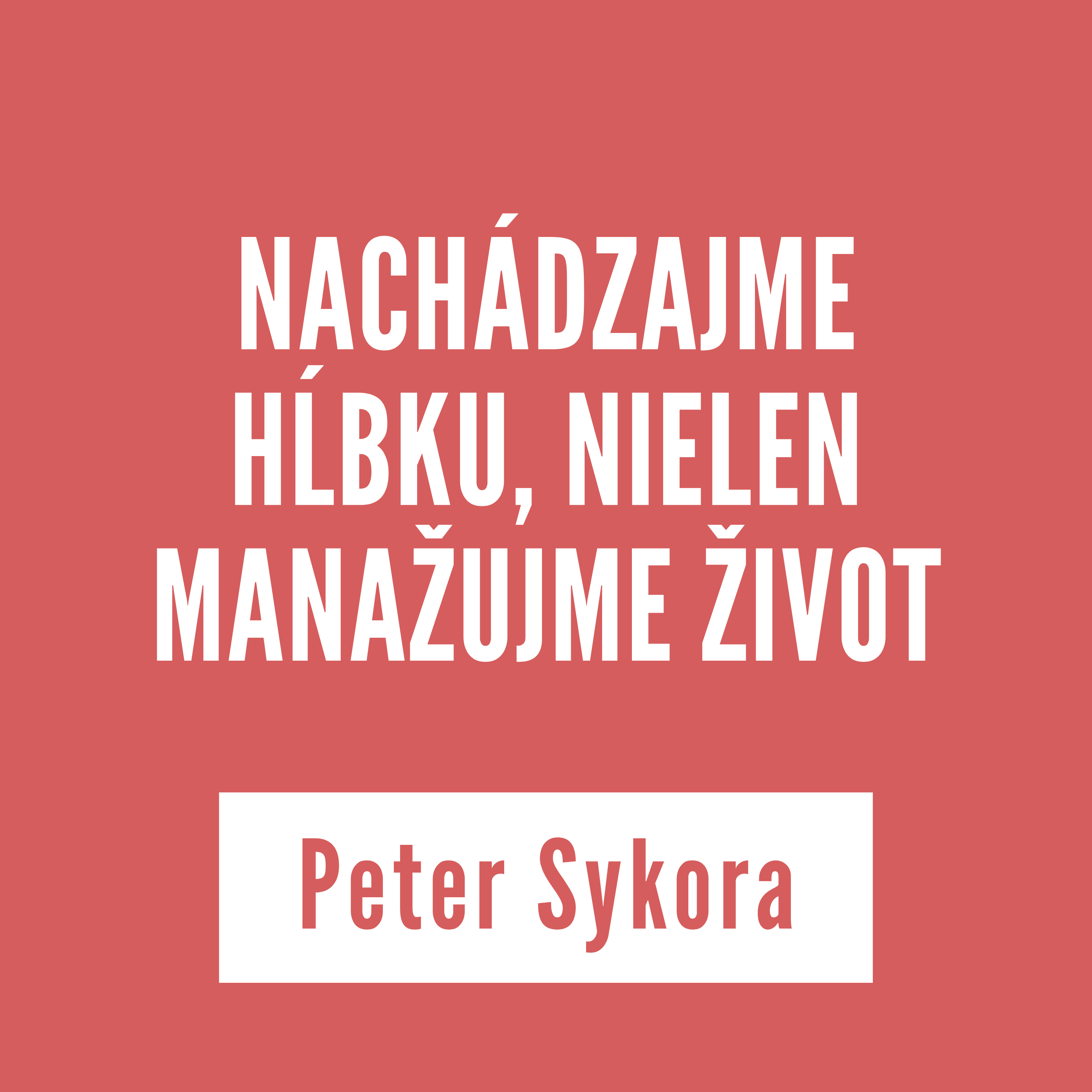 NACHÁDZAJME HĹBKU, NIELEN MANAŽUJME ŽIVOT | 18. marca 2026 episode artwork