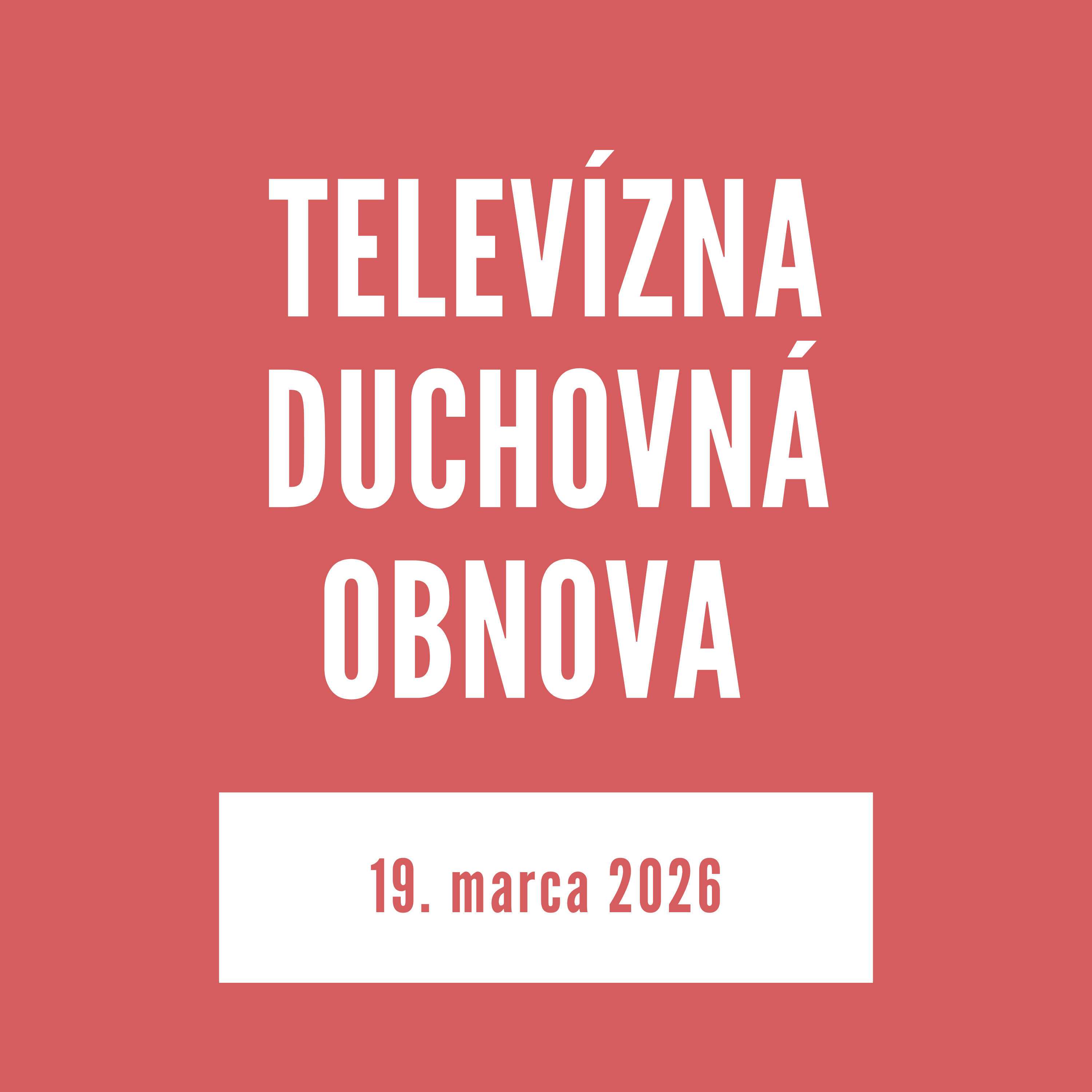 TELEVÍZNA DUCHOVNÁ OBNOVA | dp. František Olbert, OFM. episode artwork