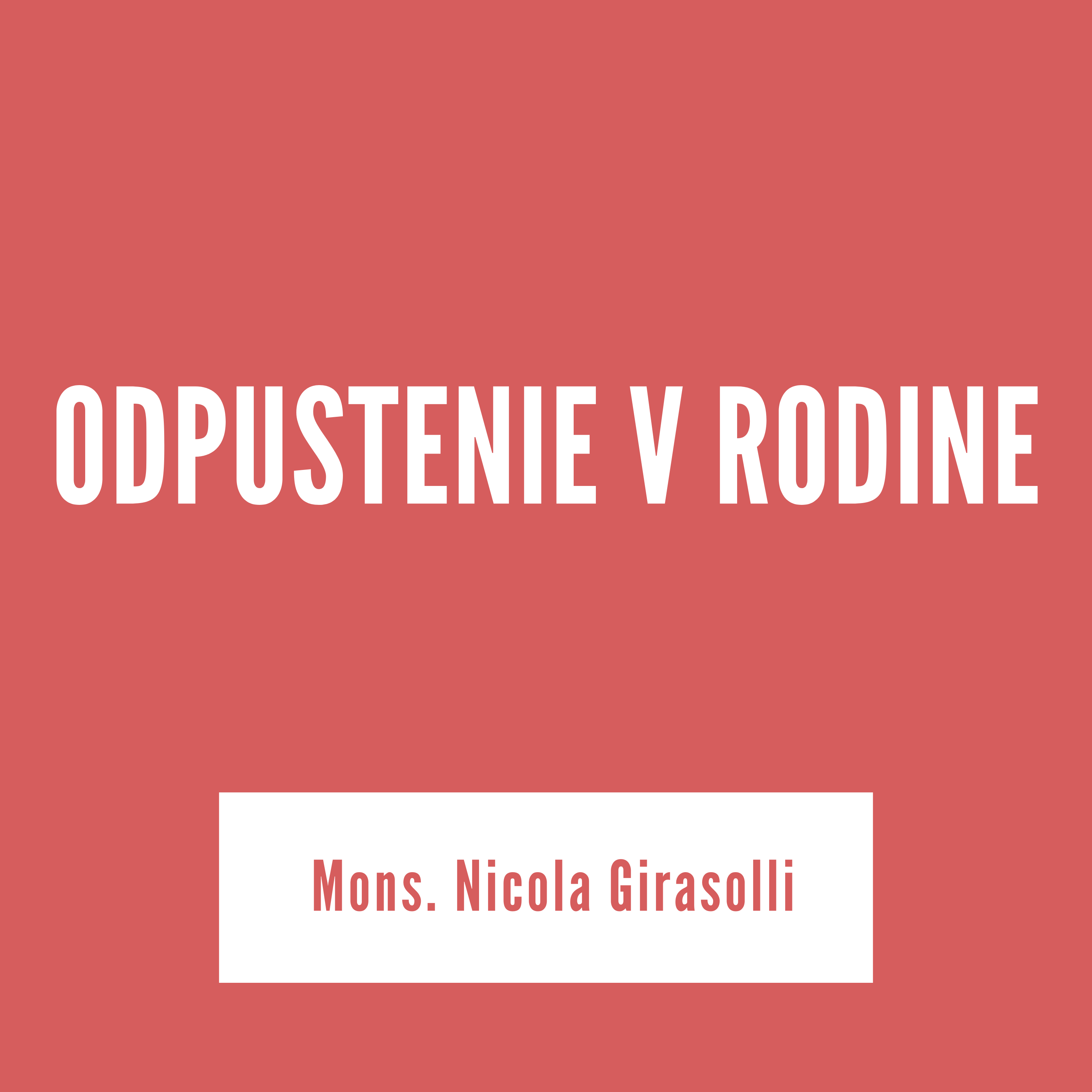 TELEVÍZNA DUCHOVNÁ OBNOVA | Mons. Nicola Girasolli episode artwork