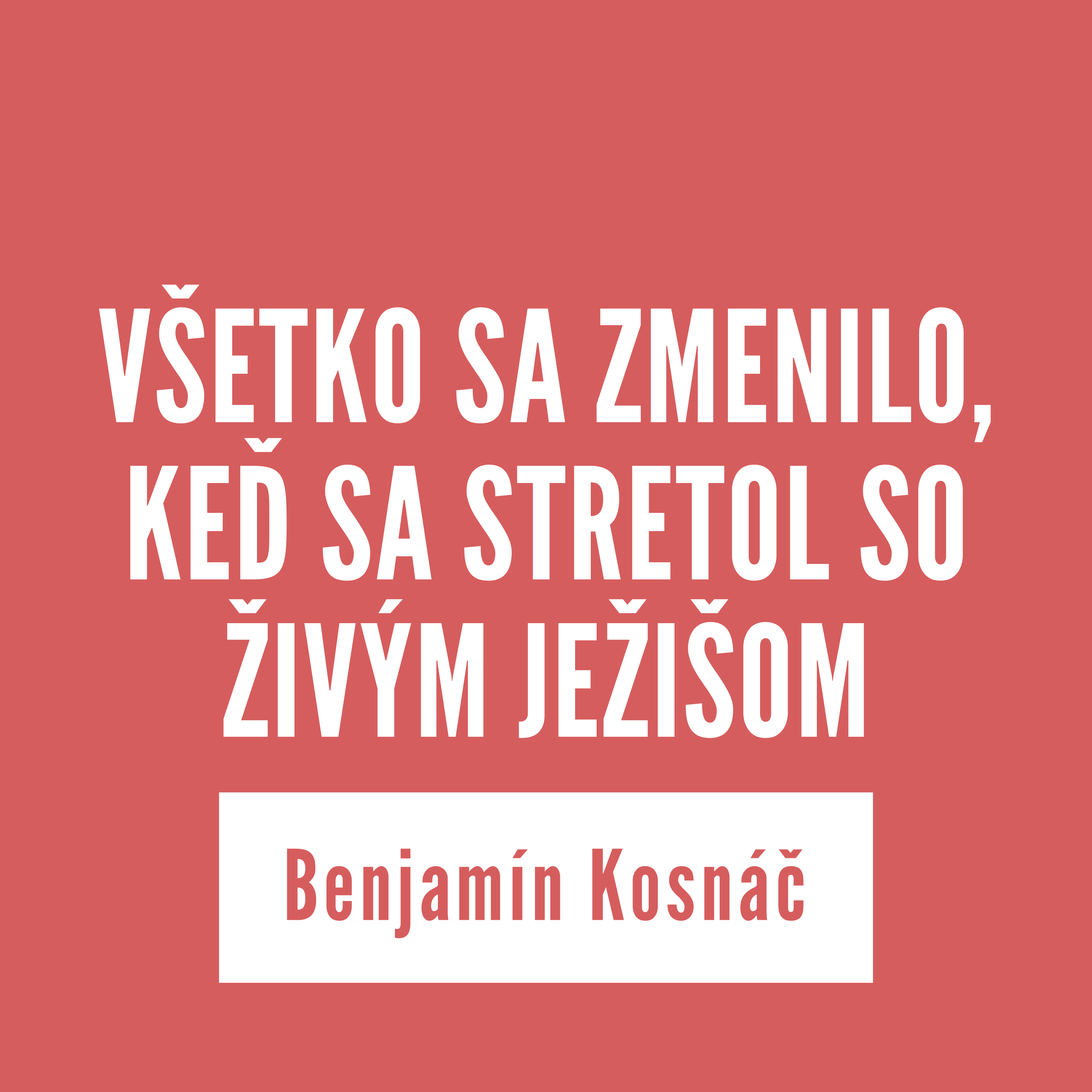 VŠETKO SA ZMENILO, KEĎ SA STRETOL SO ŽIVÝM JEŽIŠOM | Benjamín Kosnáč episode artwork