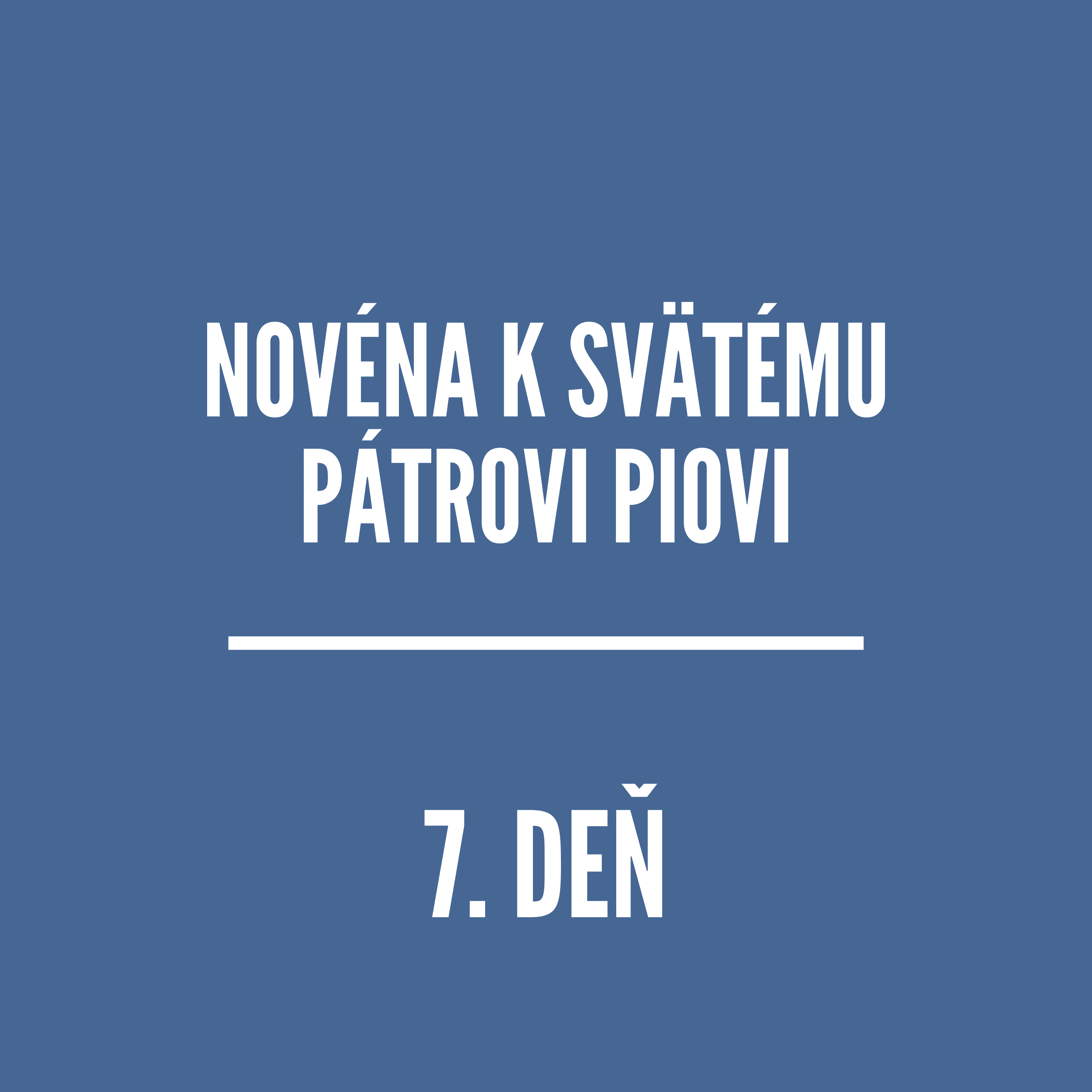 NOVÉNY | Novéna k svätému Pátrovi Piovi 7