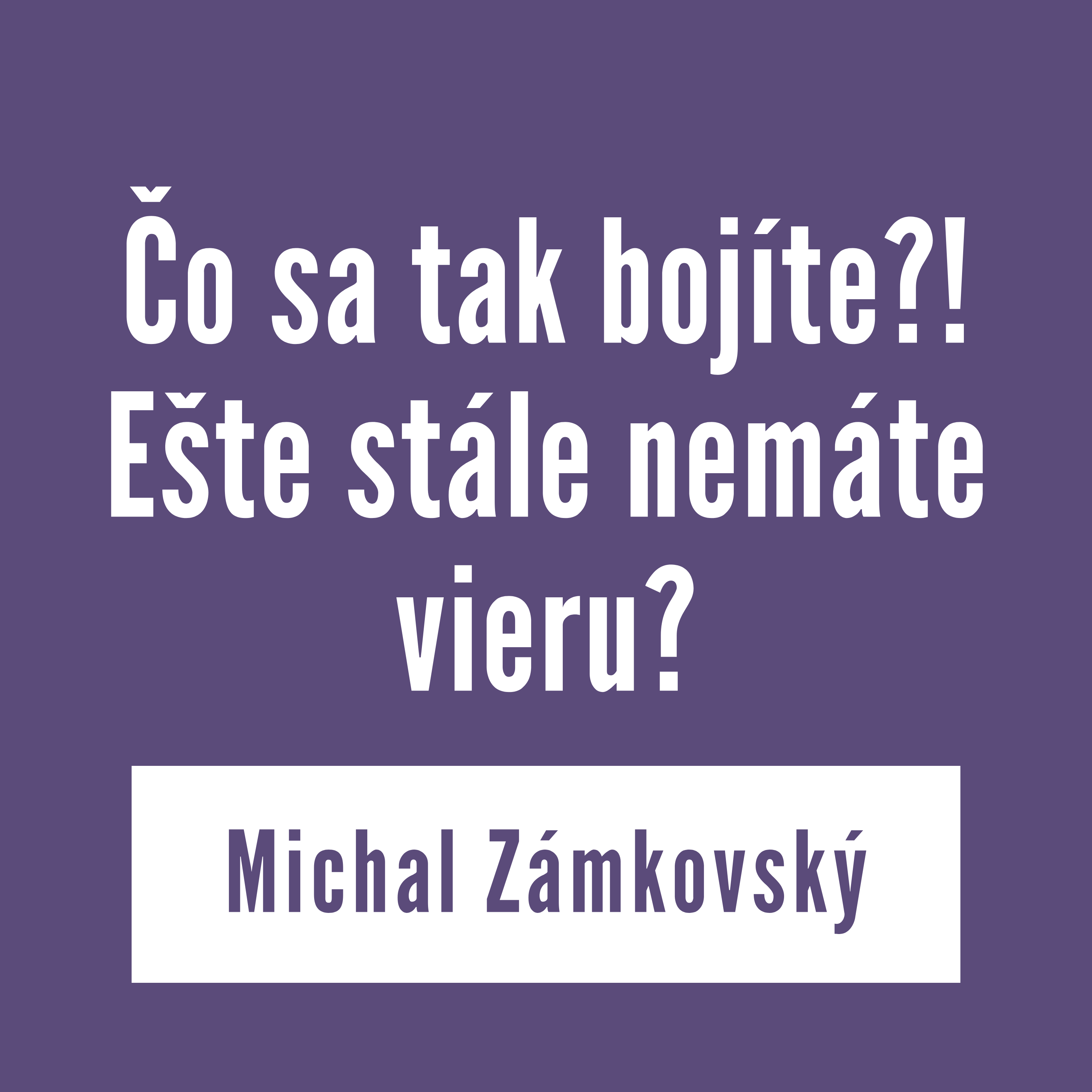 Čo sa tak bojíte?! Ešte stále nemáte vieru? | V škole ducha