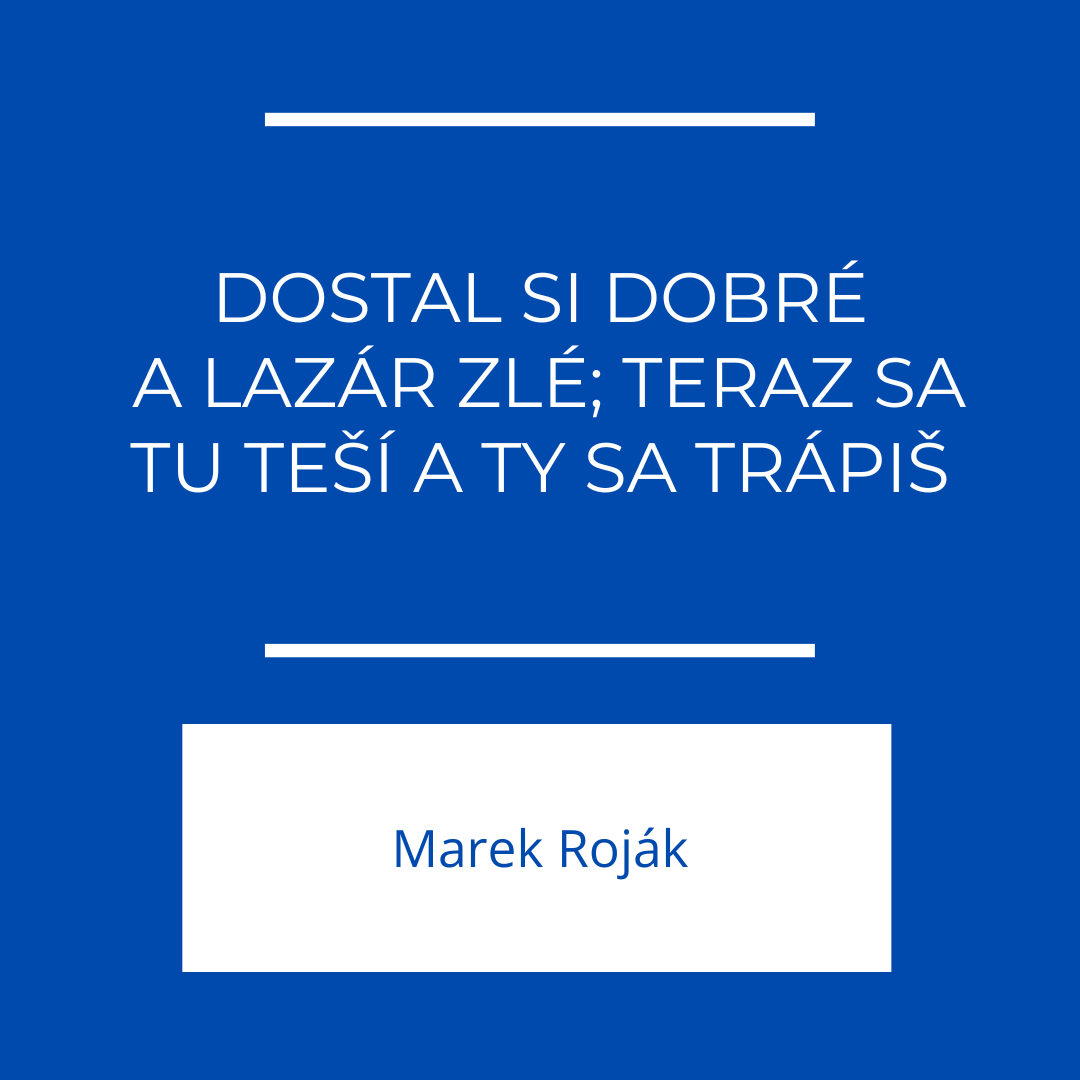Dostal si dobré a Lazár zlé; teraz sa tu teší a ty sa trápiš | EFFETA episode artwork