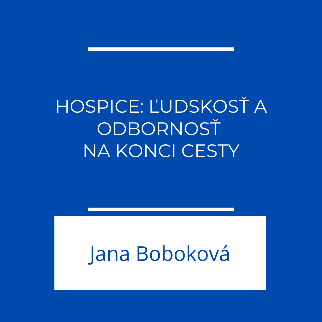 HOSPICE: ĽUDSKOSŤ A ODBORNOSŤ NA KONCI CESTY | Jeden na jedného episode artwork