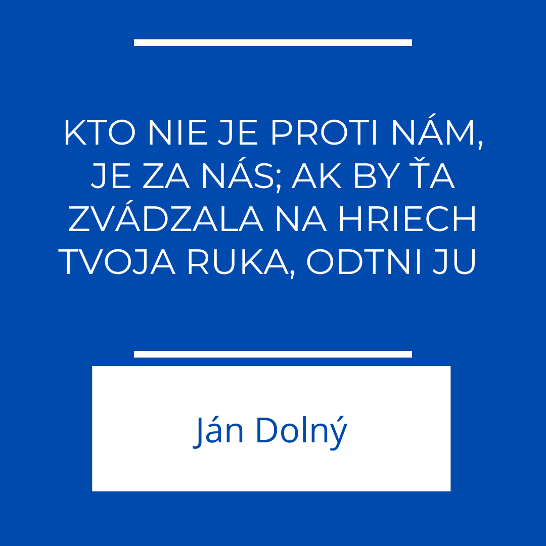 Kto nie je proti nám, je za nás; ak by ťa zvádzala na hriech tvoja ruka, odtni ju | EFFETA episode artwork