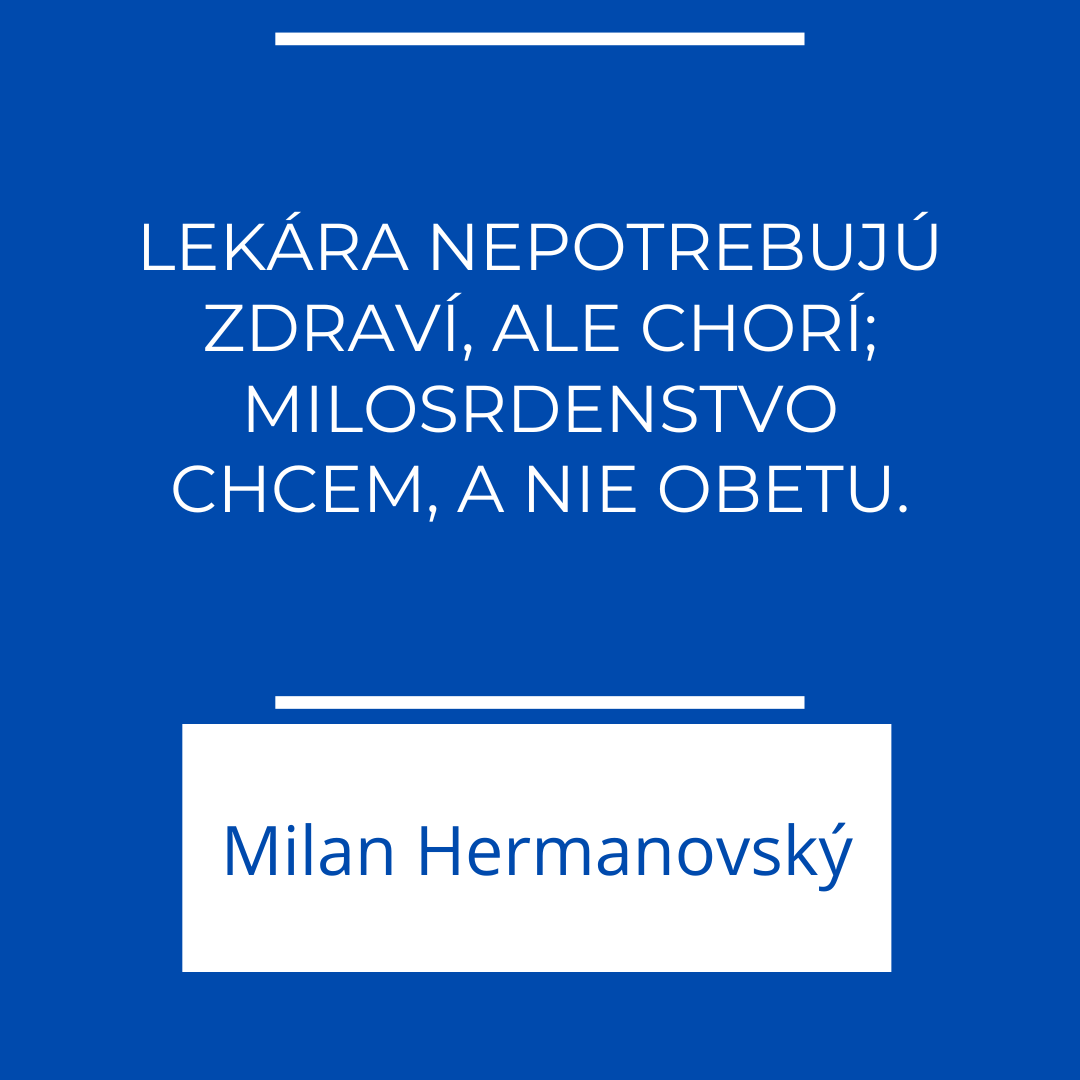 Lekára nepotrebujú zdraví, ale chorí; milosrdenstvo chcem, a nie obetu. | EFFETA episode artwork