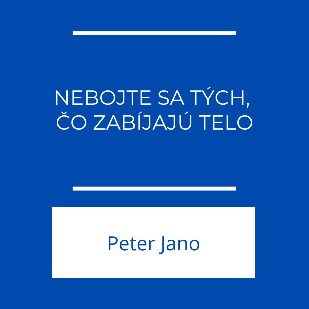 Nebojte sa tých, čo zabíjajú telo | EFFETA episode artwork