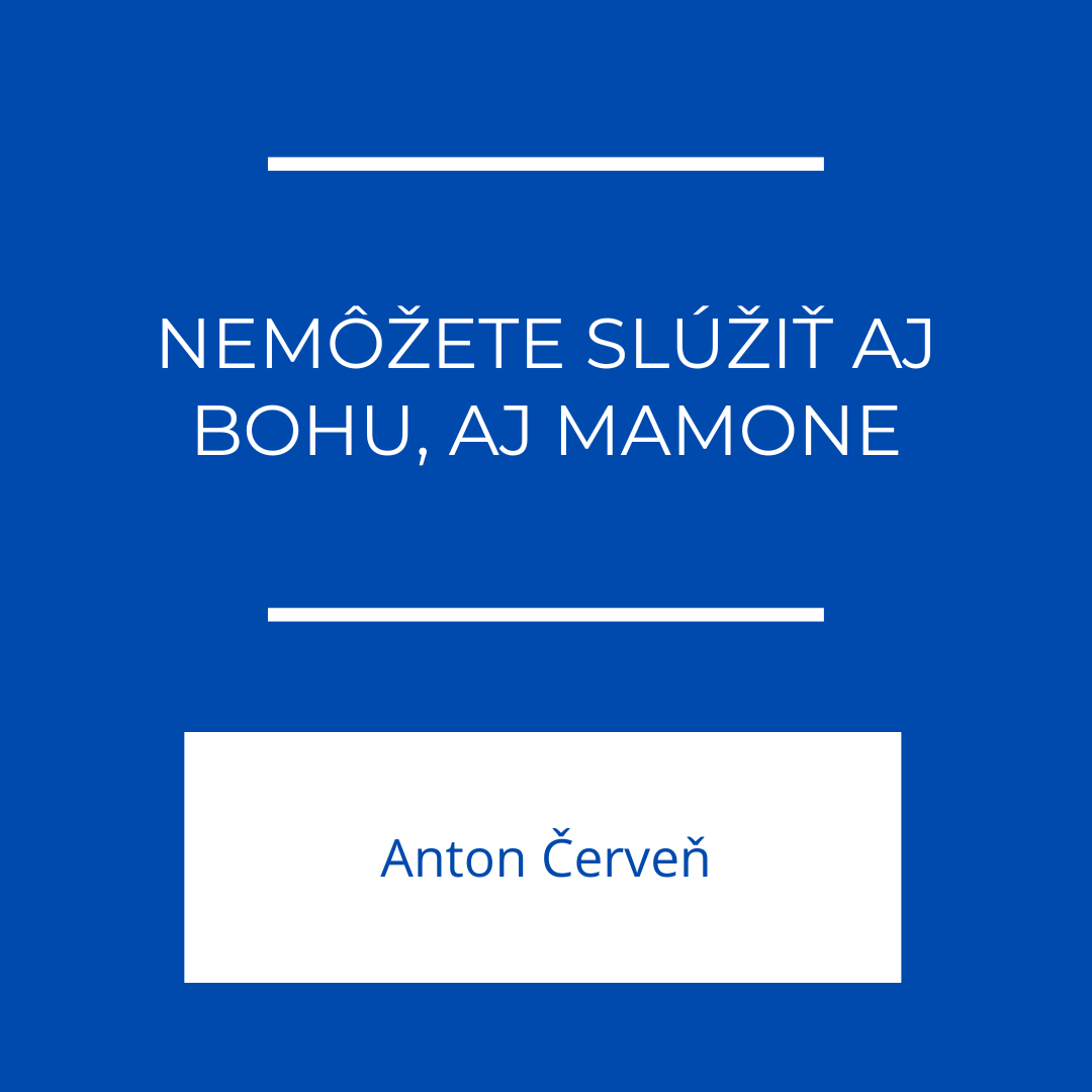 Nemôžete slúžiť aj Bohu, aj mamone | EFFETA episode artwork