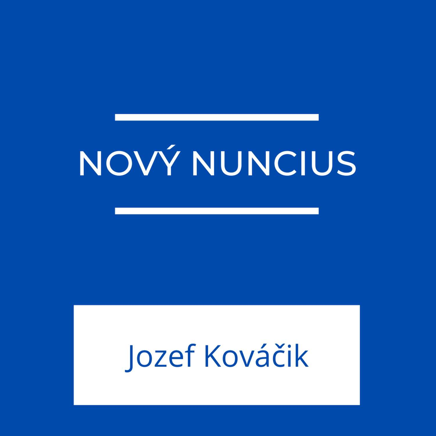 Nový nuncius | Jeden na jedného episode artwork