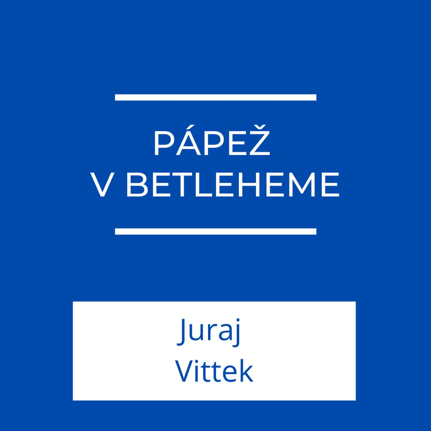 Pápež v Betleheme | Jeden na jedného episode artwork