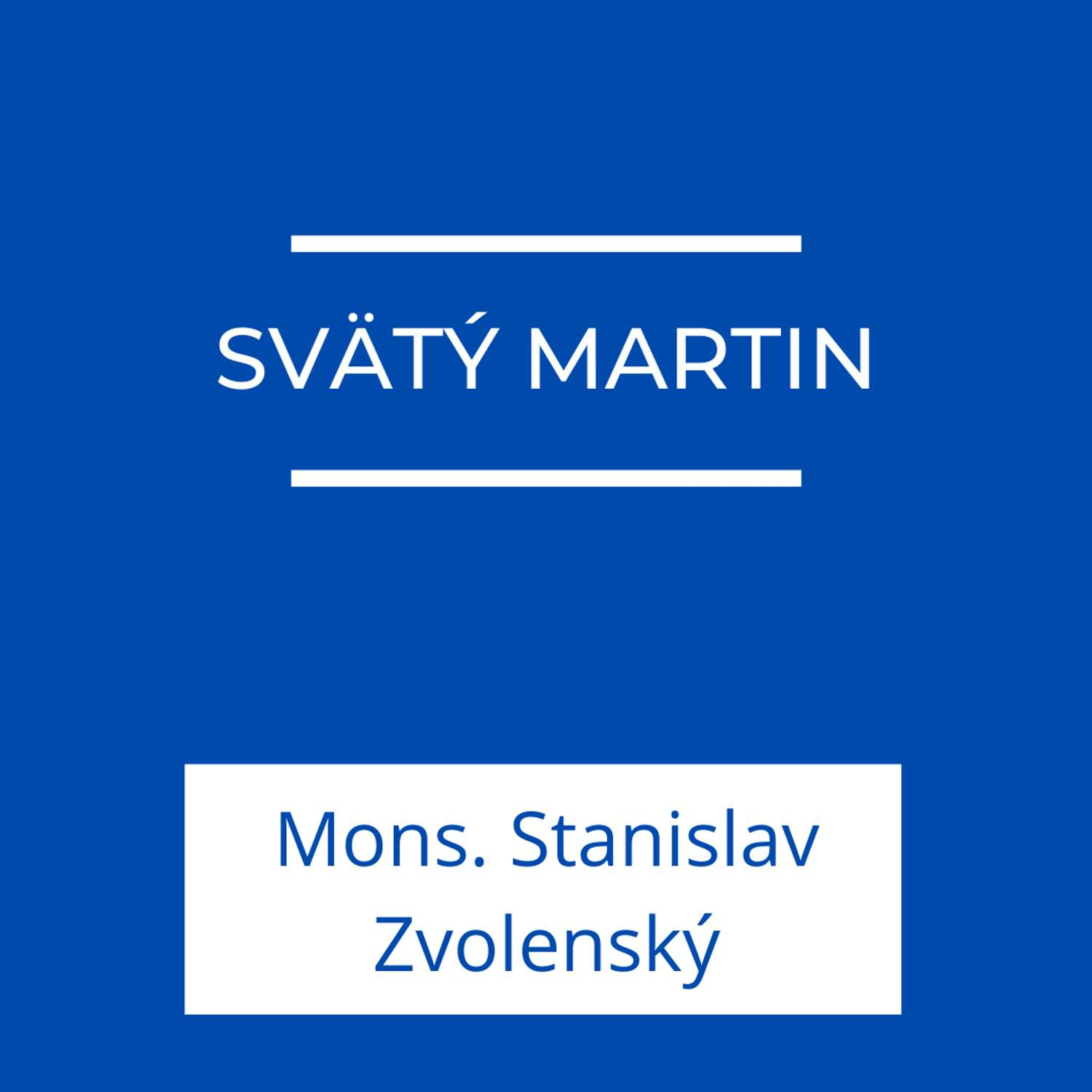 Svätý Martin | Jeden na jedného episode artwork
