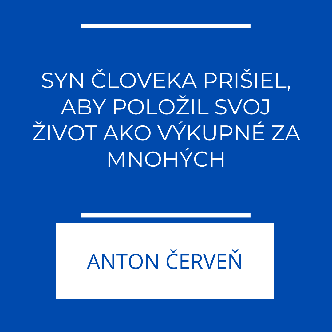 Syn človeka prišiel, aby položil svoj život ako výkupné za mnohých | EFFETA episode artwork