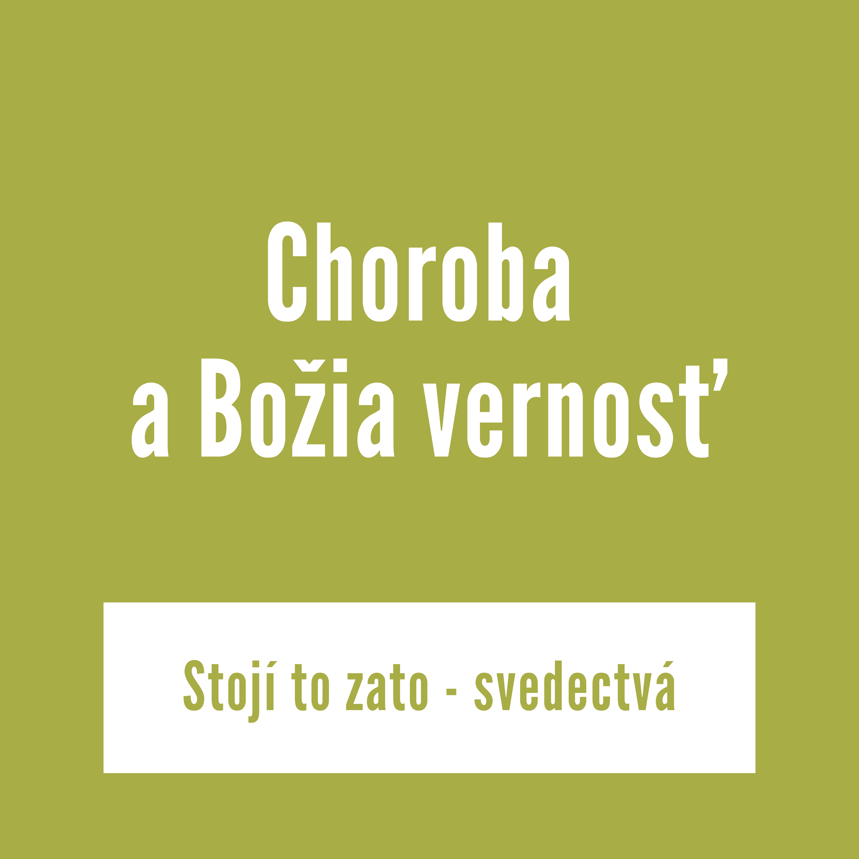Choroba a Božia vernosť | Stojí to za to - svedectvá